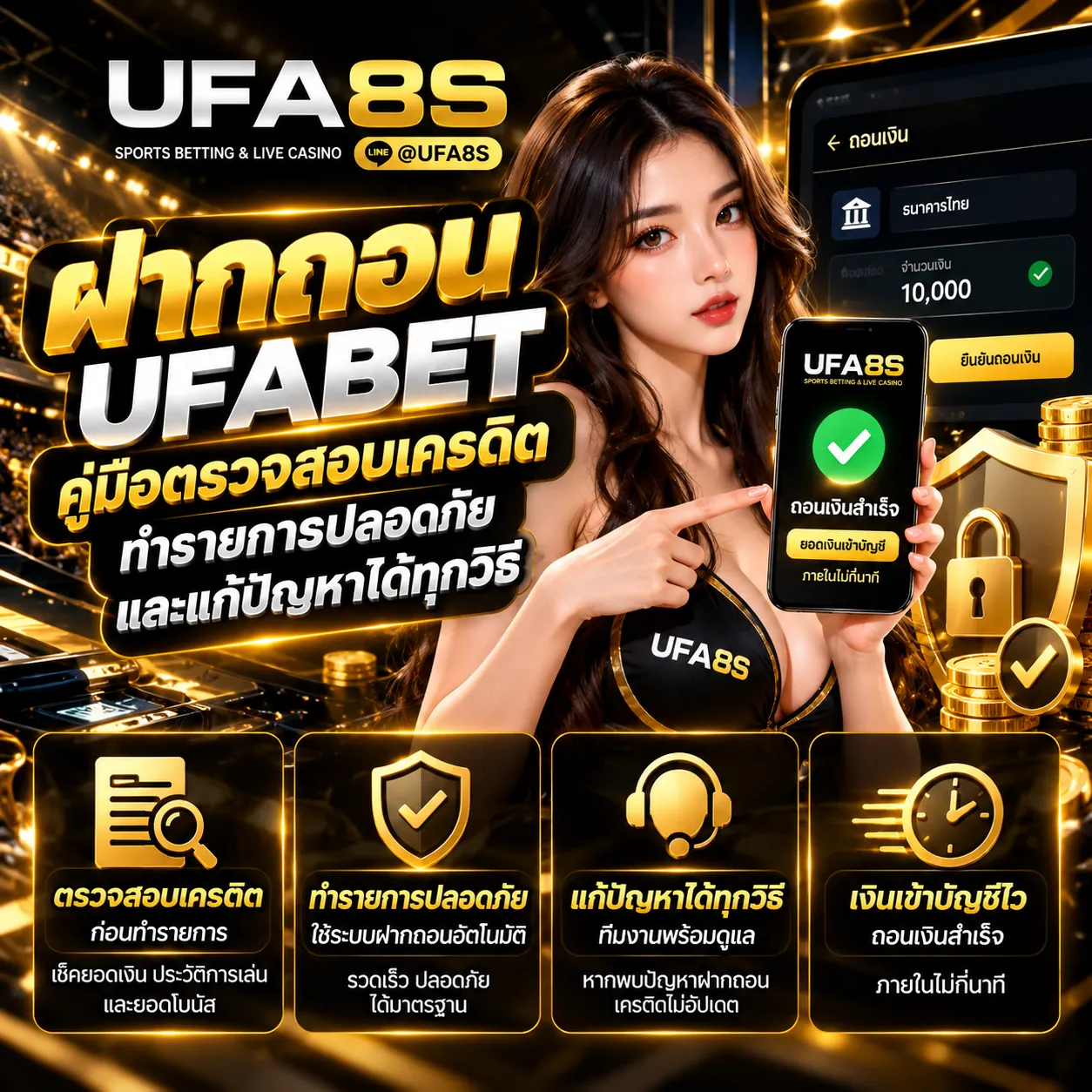 ฝากถอนแทงบอล เว็บตรงUFABET