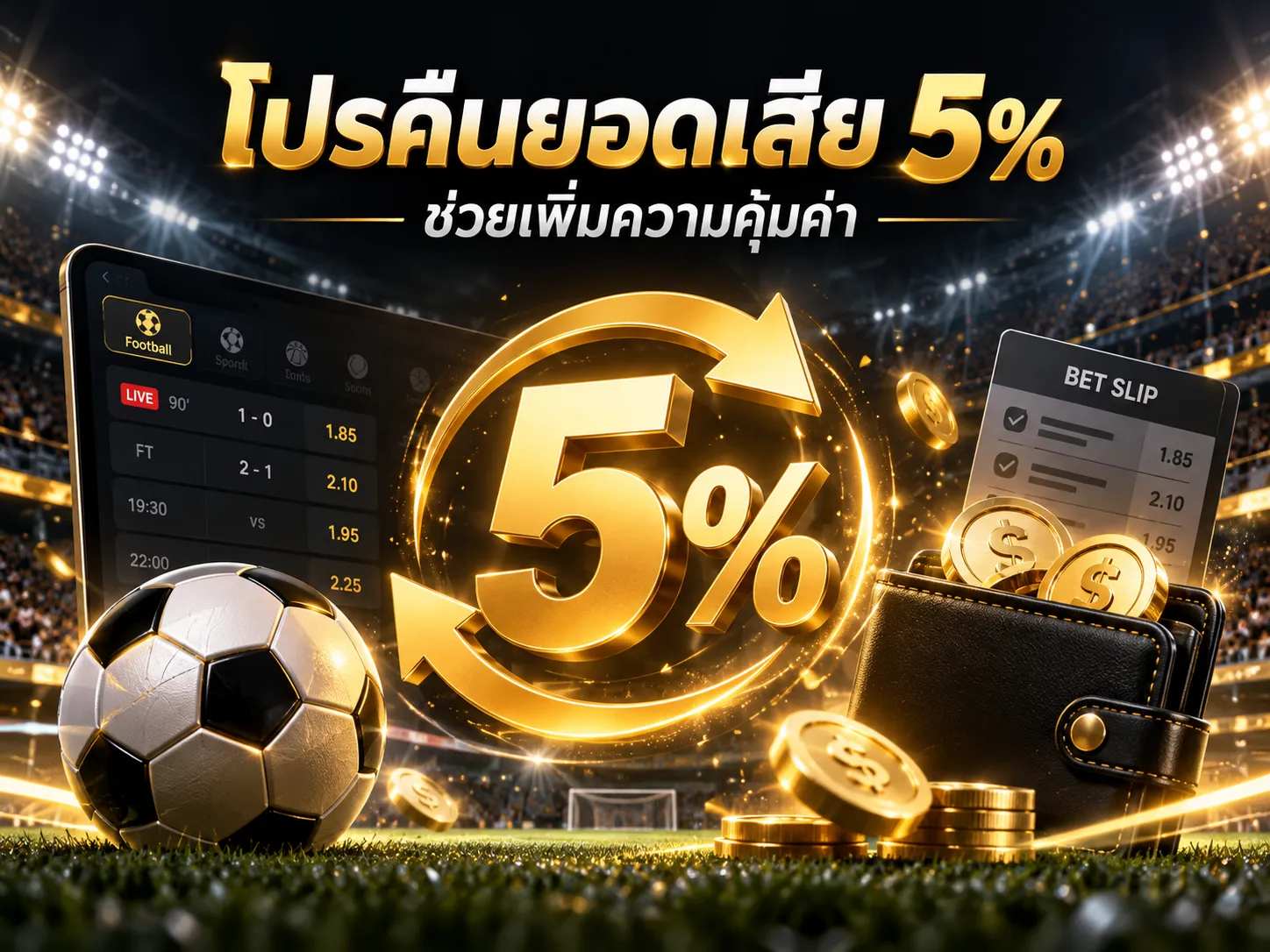 แทงบอลคืนยอดเสีย
